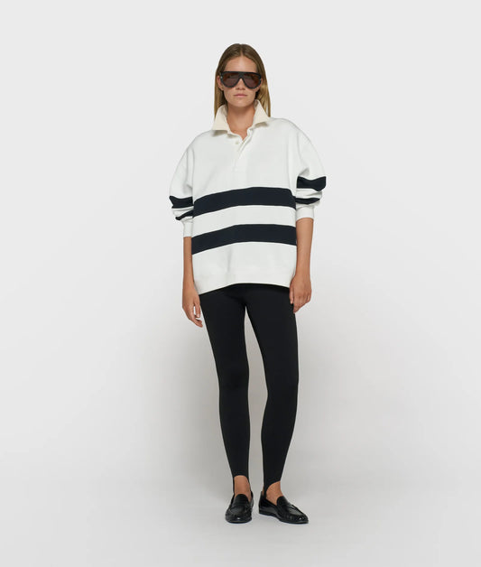 10 DAYS STATEMENT RUGBY SWEATER STRIPES